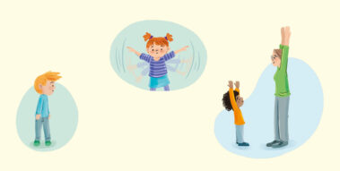 Illustration Rückenübungen